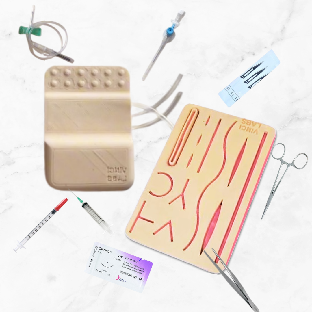 باقة تعلم الخياطة الجراحية و الحقن